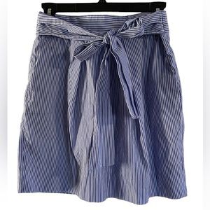 J Crew Striped Tie Skirt
